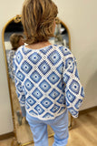 Charlie B Crochet Top Coastal