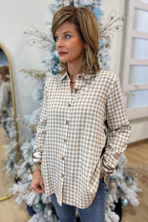 Multiples Button Front Shirt Multi