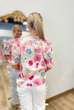 Flower Tapestry Top