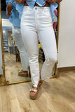 Bayeas Emily Bootcut Pants White