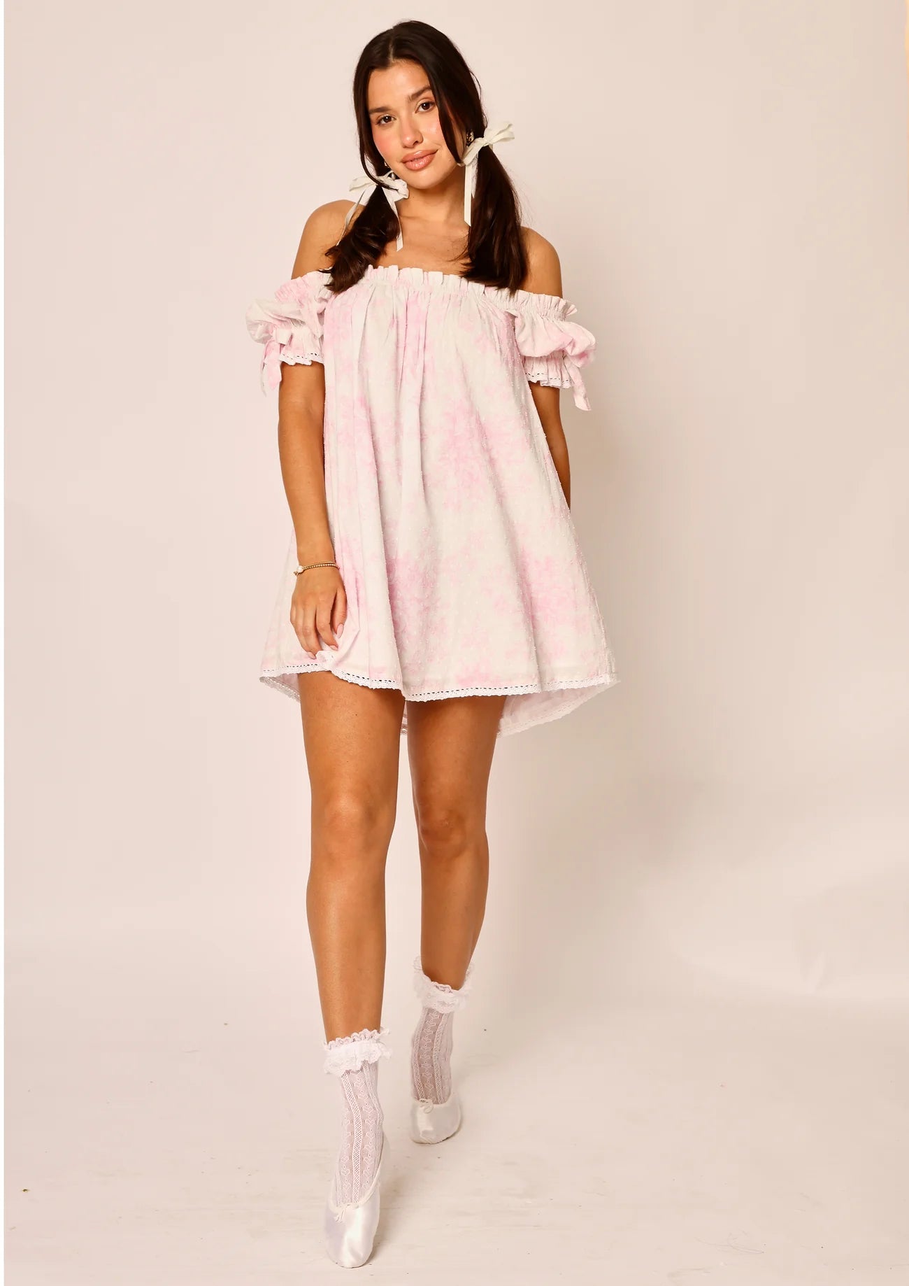 Elsie Nap Dress Pink Rose Blossom