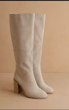 Shiloh Knee High Boot Light Grey