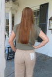 Harvest Specialty Sleeveless Sweater Juniper Green