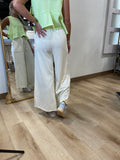 Tyler Wid Leg Pant Ecru