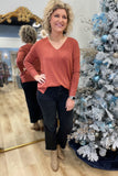 Season Favorite Sweater Terracotta