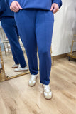 Must Have Crew Neck LS 2 Piece Pant Set Smoky Navy