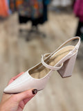 Bamboo Rider Pointer Toe Flat Ivory
