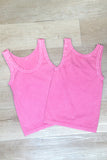 Vintage Reversible Tank Flamingo
