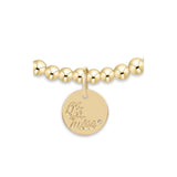 E Newton Collegiate Classic Gold 3mm Bracelet Ole Miss Disc
