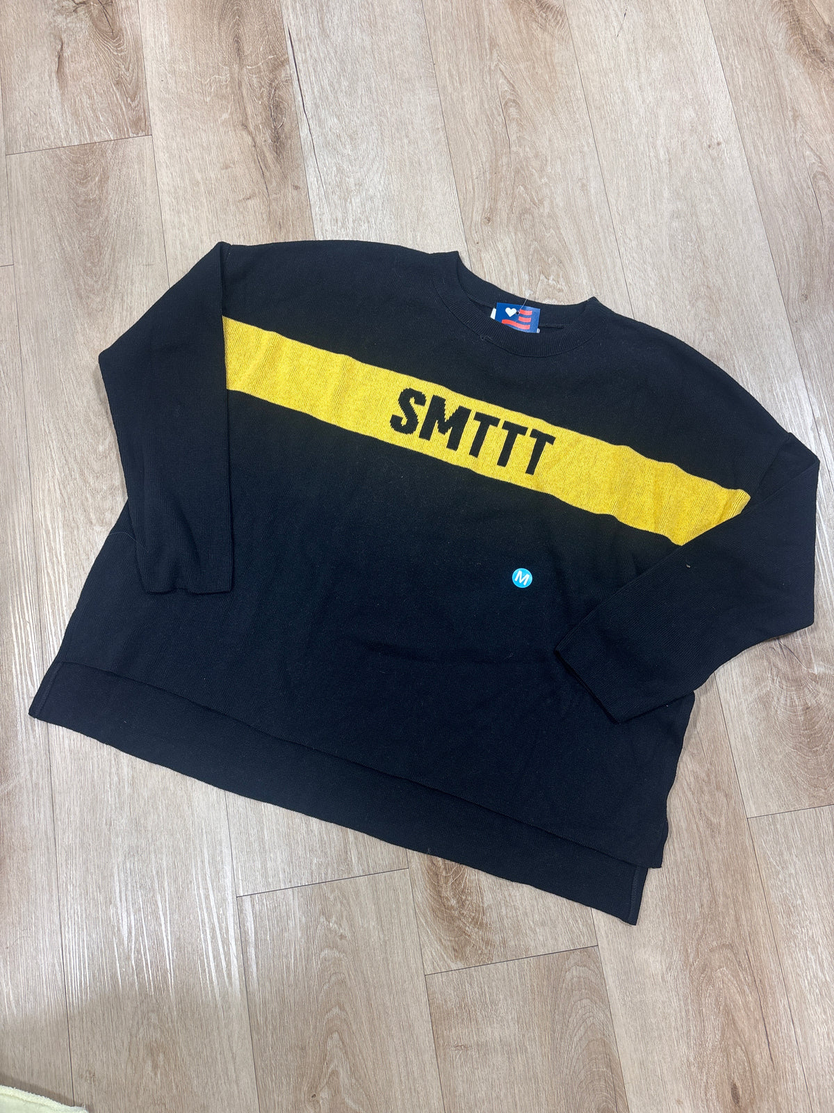 SMTTT One Stripe Sweater Black