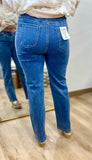 Charlie B Charlotte Straight Leg Jean Medium Blue
