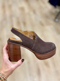 Yellow Box Laine Slingback Heel Chocolate