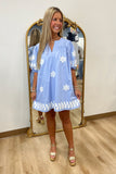 Springtime Stitch Embroidered Dress