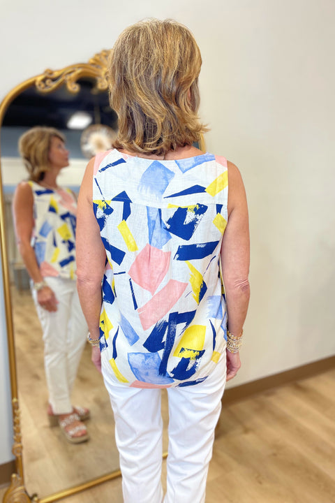 Charlie B Sleeveless top Abstract