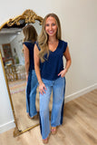 Dylan Muscle Tee Navy