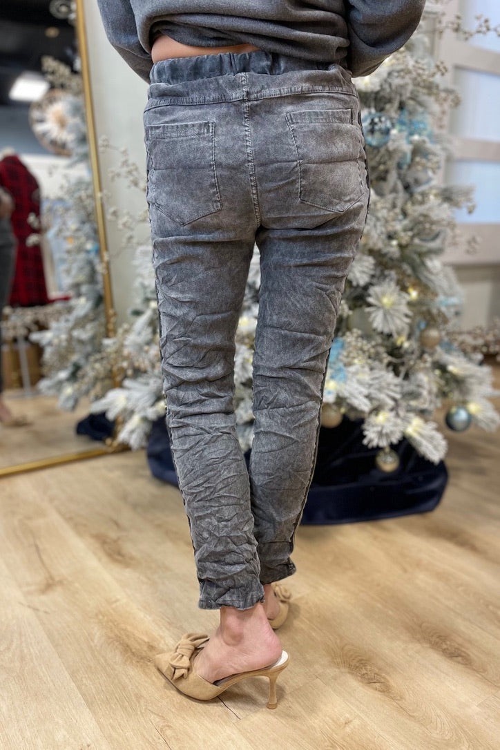 Tempo Paris Sueded Jogger Gray