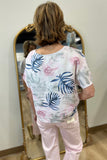 Charlie B Printed Dolman Sleeve Top Lush