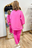 Joh Felicity 2 Piece Pant Set Fuchsia