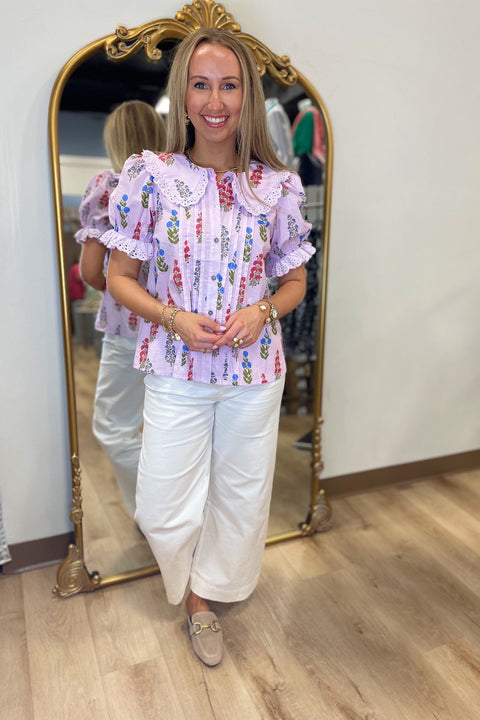 Bloomline Blouse Lilac