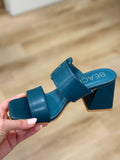 Matisse Sally Double Strap Sandal Teal
