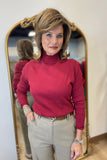 Renuar Ribbed Lacey Neck Turtleneck Porto