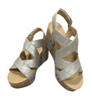 Volatile Tory Faux Leather Double Criss Cross Sandal Bronze