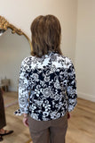 Foxcroft Jodie Mix Daisy LS Blouse