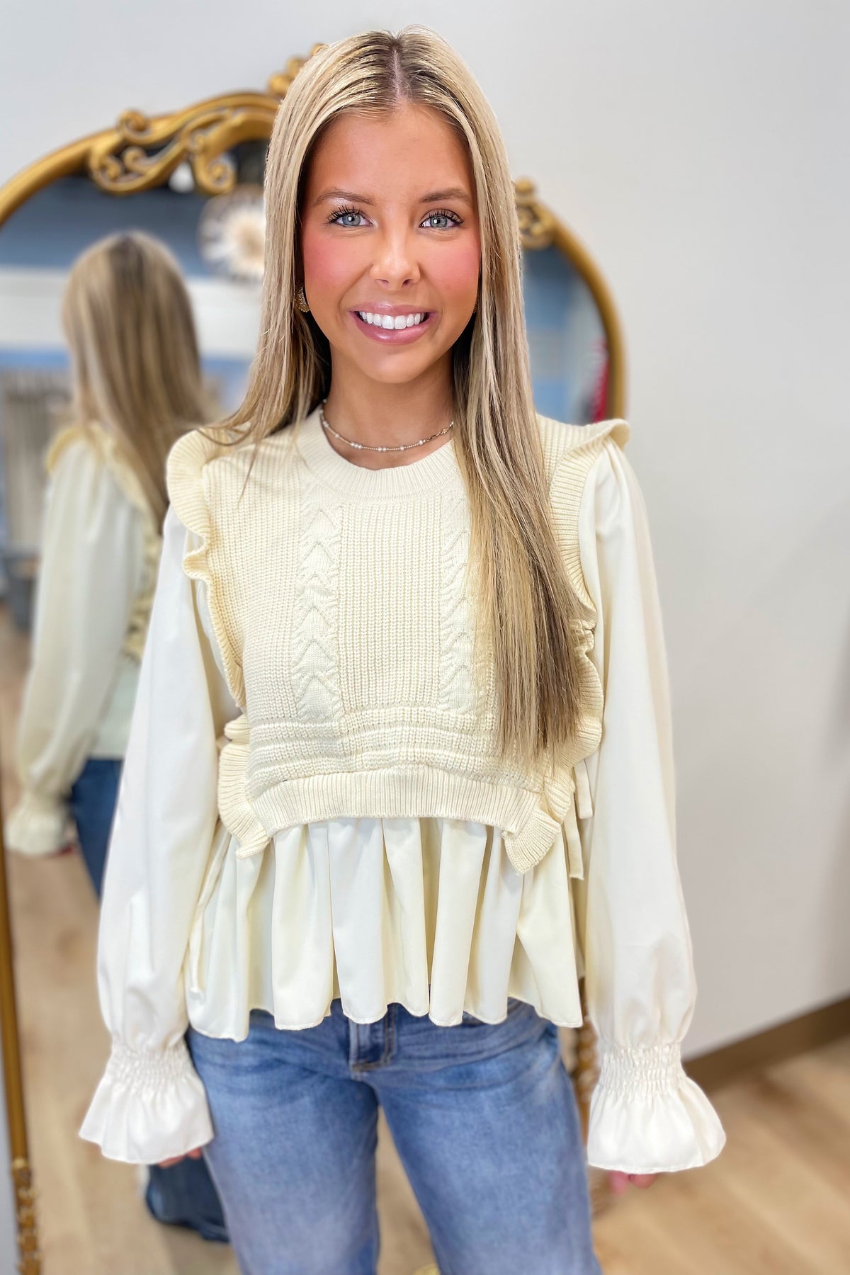 Midwinter Romance Top Cream
