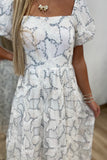Ethereal Blossom Maxi Dress Cream