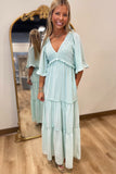 Flutter & Flow Maxi Dress Mint