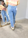 Vervet Victoria Crop Straight Leg Jean Fondly