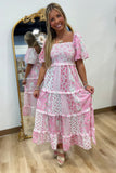 Rose' All Day Floral Patchwork Dress
