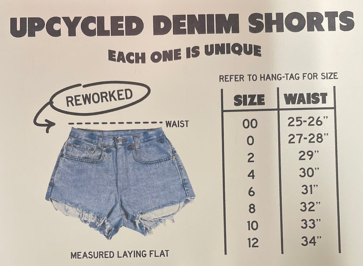 Upcycled Levi's Cutoff Shorts