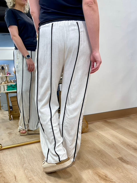 Ocean Drive Linen Pants Earth