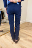 Multiples Pull On Pant Midnight