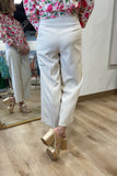 Charlie B Wide Leg Pant Beige