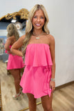 Paradise Wrap Romper Pink