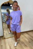 Carefree Short Set Purple