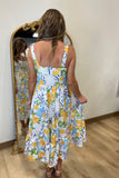 Sicily Dress Lemon Print