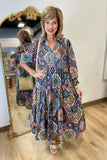 Umgee Brown Mix Dress