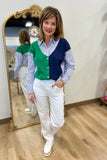 Joh Wynn Colorblock Stripe Top