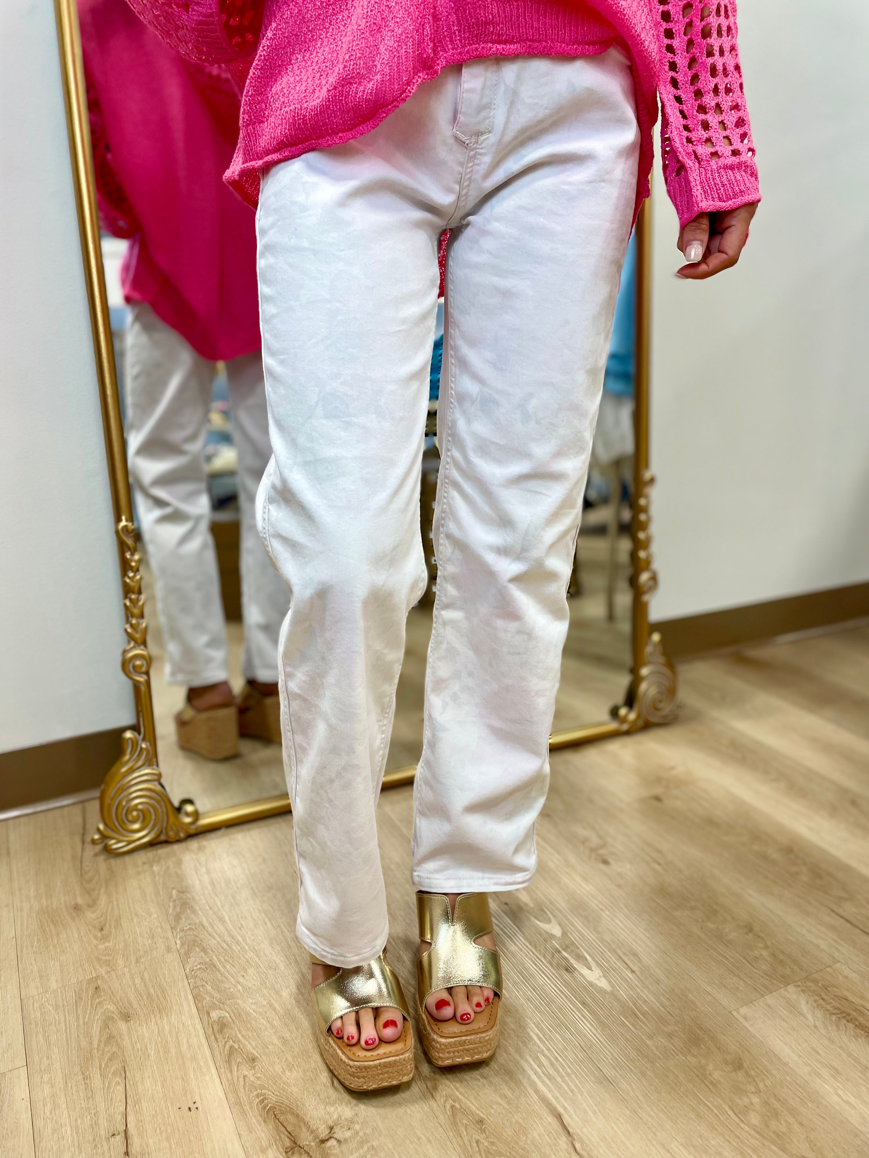 Tempo Paris Reversible Pants Floral