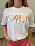Brookhaven Mississippi Graphic Tee White