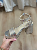Mia Renee Platform Sandal Silver