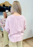 Pinwheel Applique' Tee Rose