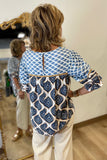 Umgee Medallion Top Blue