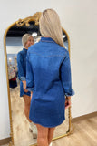 Tempo Paris Denim Shirt Dress