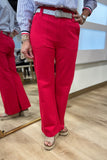 Runaway Red Ponte Flare Pants