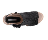Zaki Block Heel Sandal Black