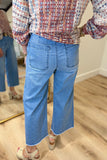 Renuar Wide Leg Jean Blue Wash
